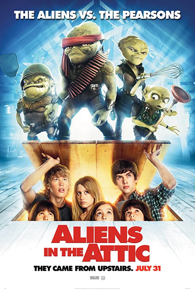 ดูหนังออนไลน์ฟรี Aliens in the Attic (2009) มันมาจากข้างบนกับแก๊งซนพิทักษ์โลก [ซับไทย]